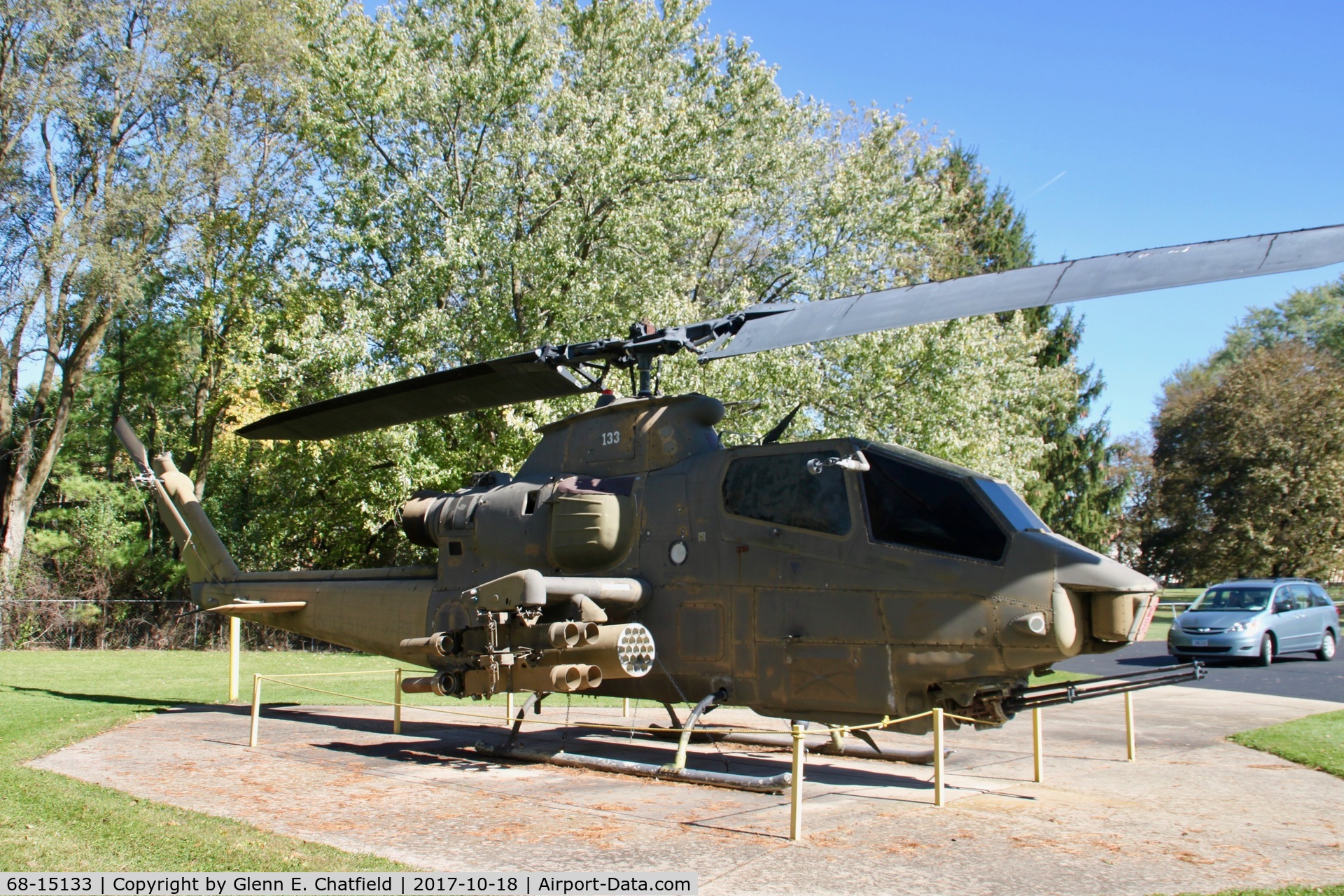 68-15133, 1968 Bell AH-1F Cobra C/N 20667, On old State Highway 11