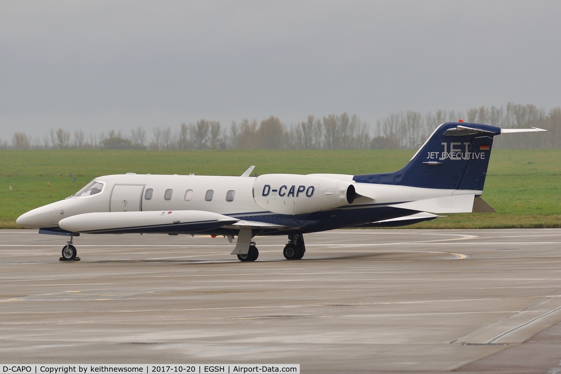 D-CAPO, 1977 Learjet 35A C/N 35A-159, Nice Visitor parked.