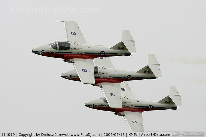 114019, Canadair CT-114 Tutor C/N 1019, CAF CT-114 Tutor 114019 C/N 1019 from Snowbirds Demo Team 15 Wing CFB Moose Jaw, SK