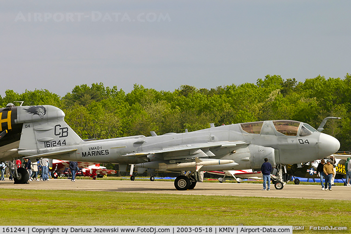 161244, Grumman EA-6B Prowler C/N P-87, EA-6B Prowler 161244 CB-04 from VMAQ-1 'Banshees' MCAS Cherry Point, NC