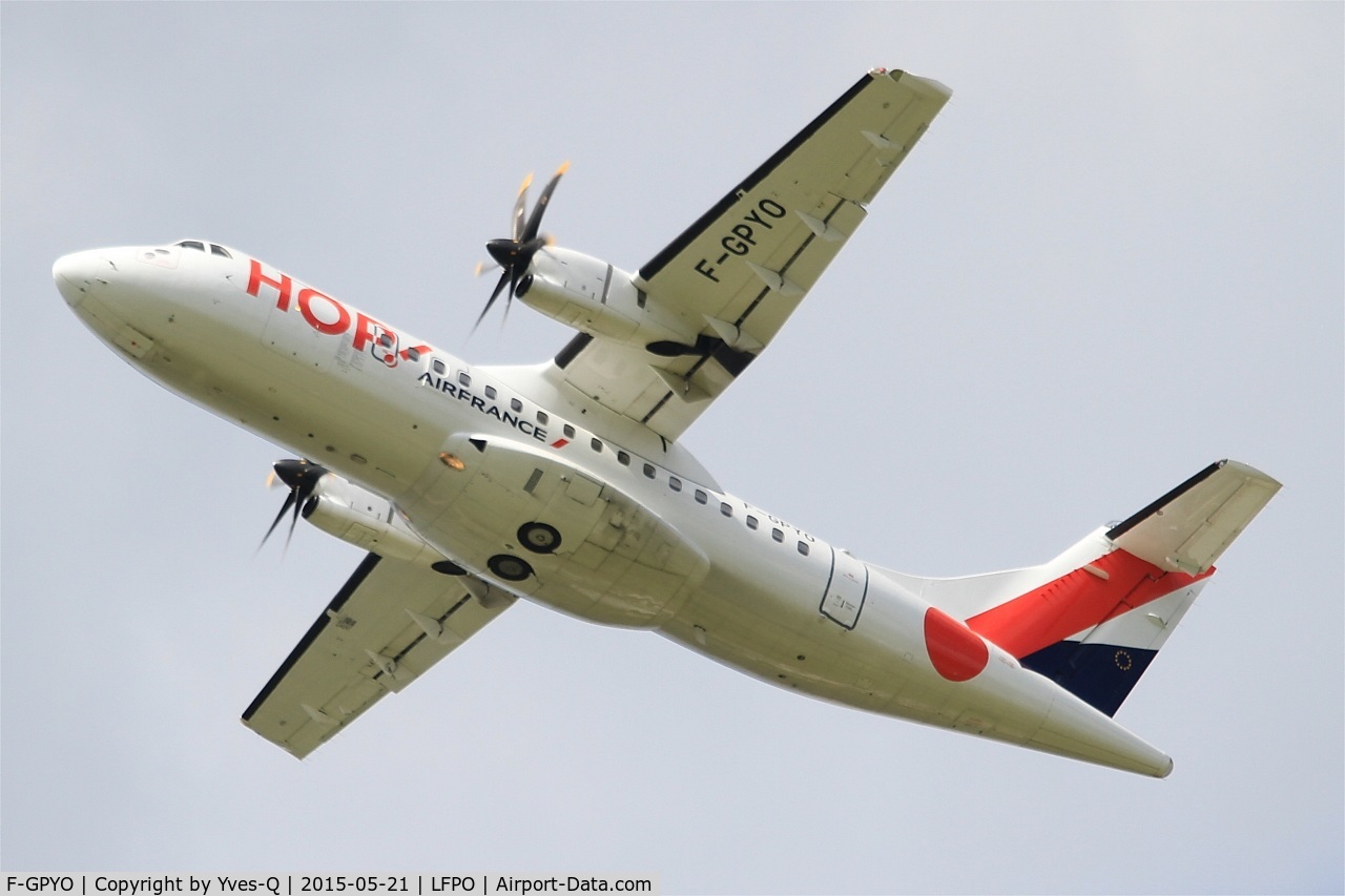 F-GPYO, 1997 ATR 42-500 C/N 544, ATR 42-500, Take off rwy 24, Paris-Orly Airport (LFPO-ORY)