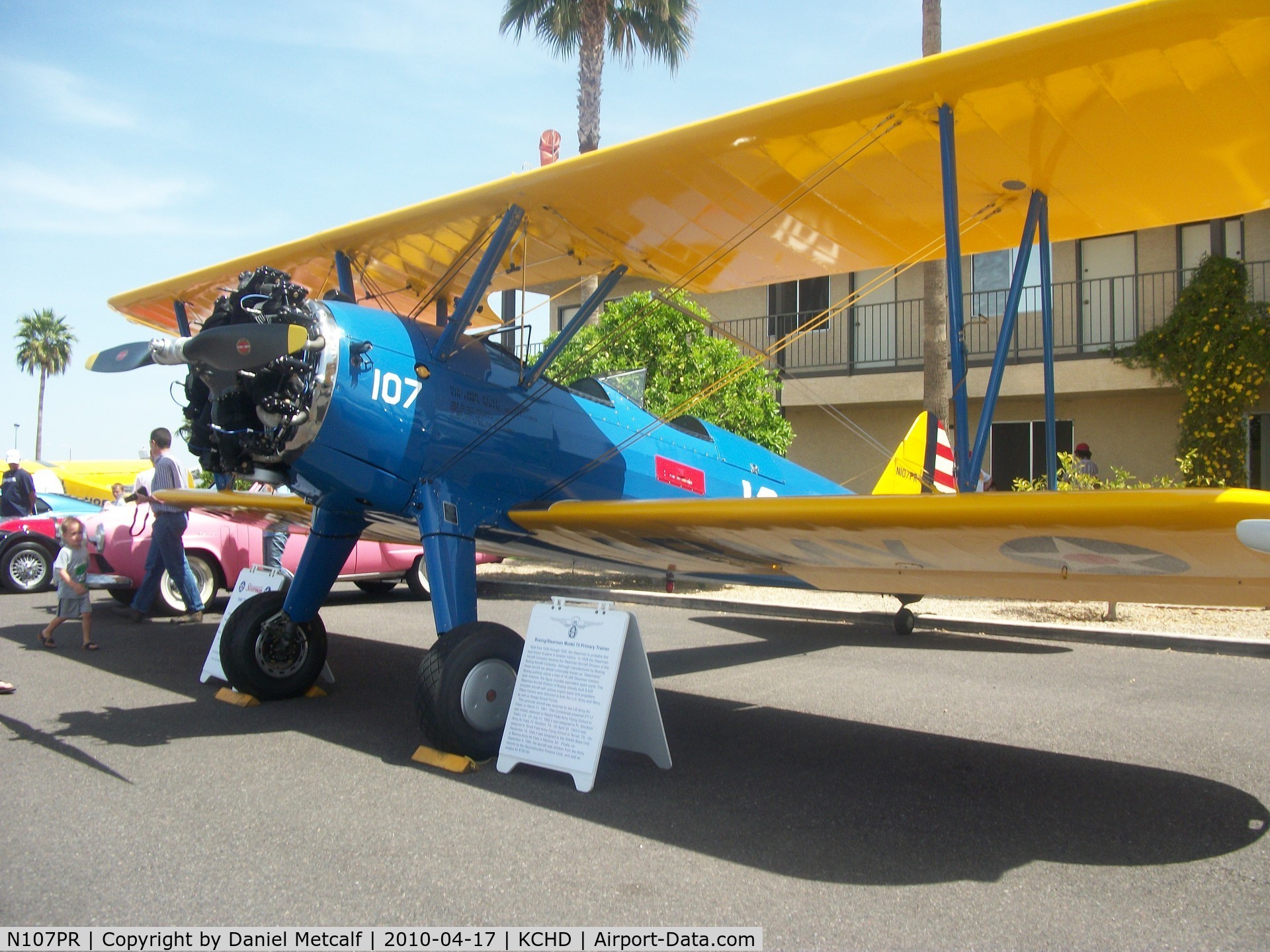 N107PR, 1941 Boeing A75N1 (PT17) C/N 75-829, Chandler Airport Dayz 2010