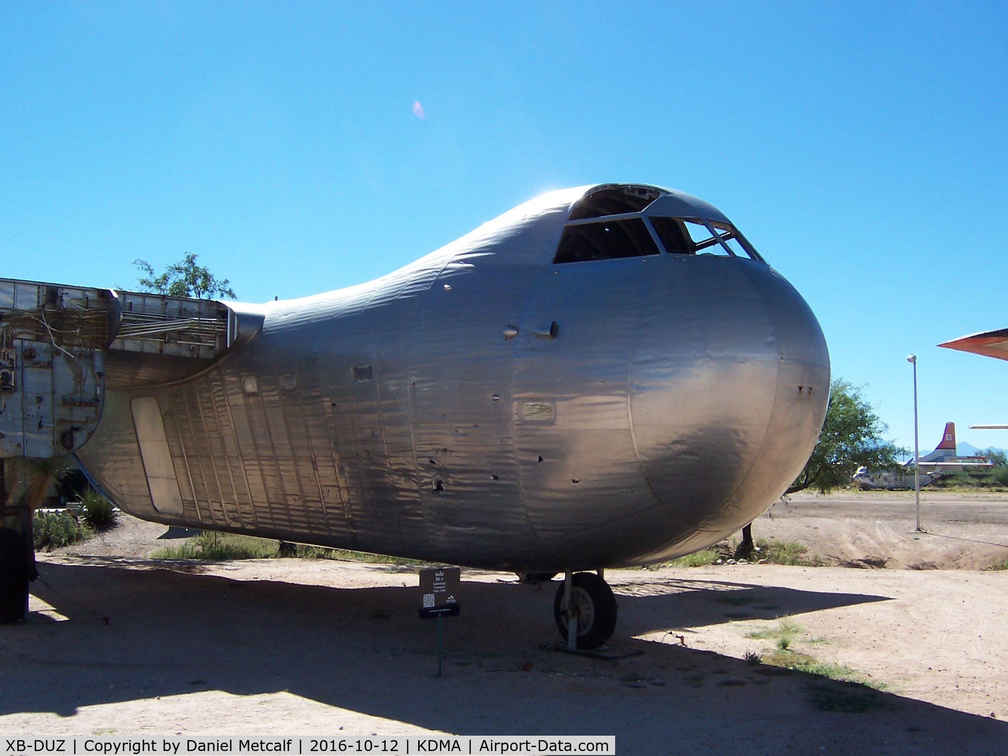 XB-DUZ, Budd RB-1 Conestoga C/N 016, Pima Air & Space Museum