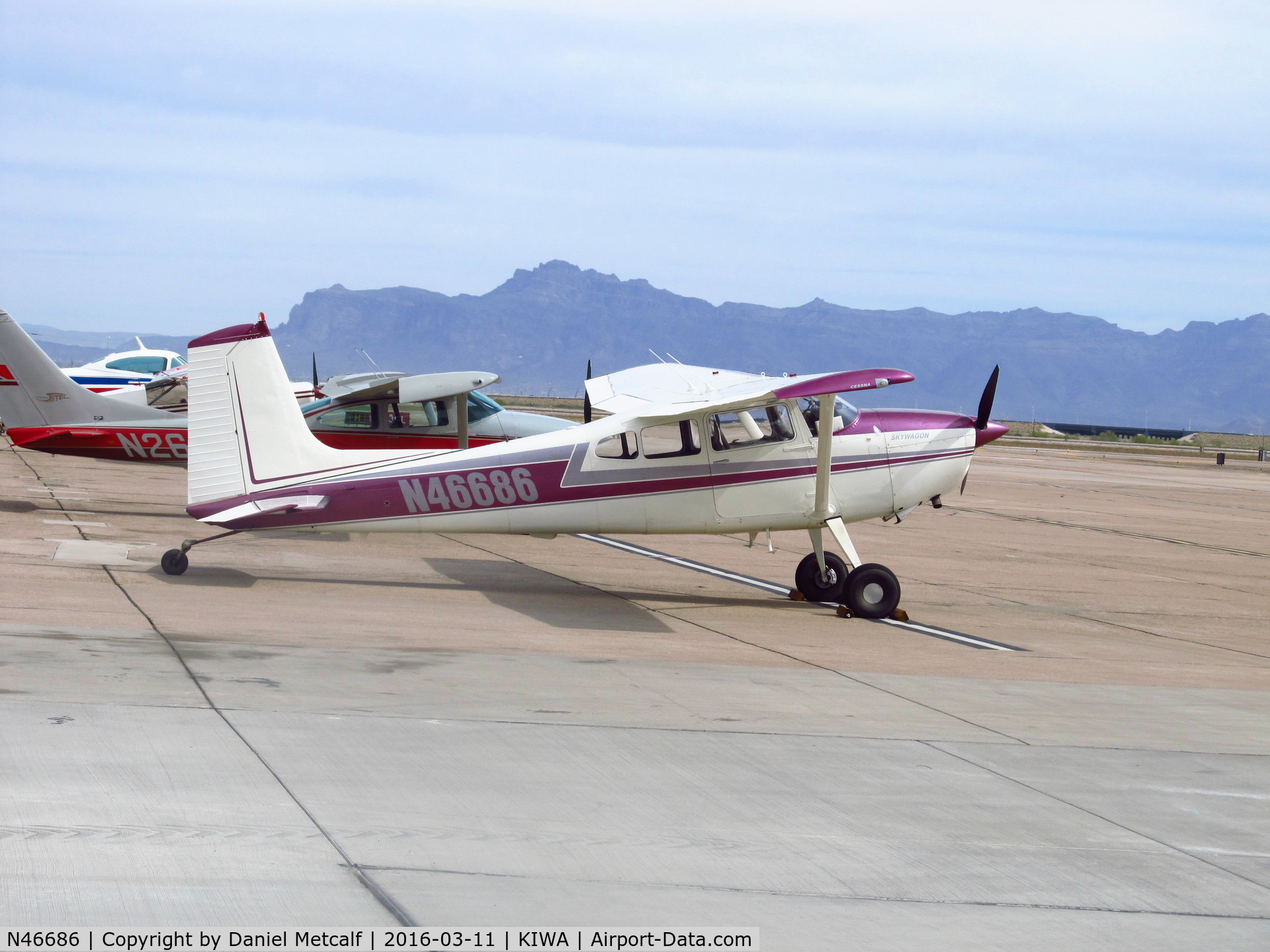 N46686, 1974 Cessna 180J Skywagon C/N 18052434, Phoenix-Mesa Gateway Airport