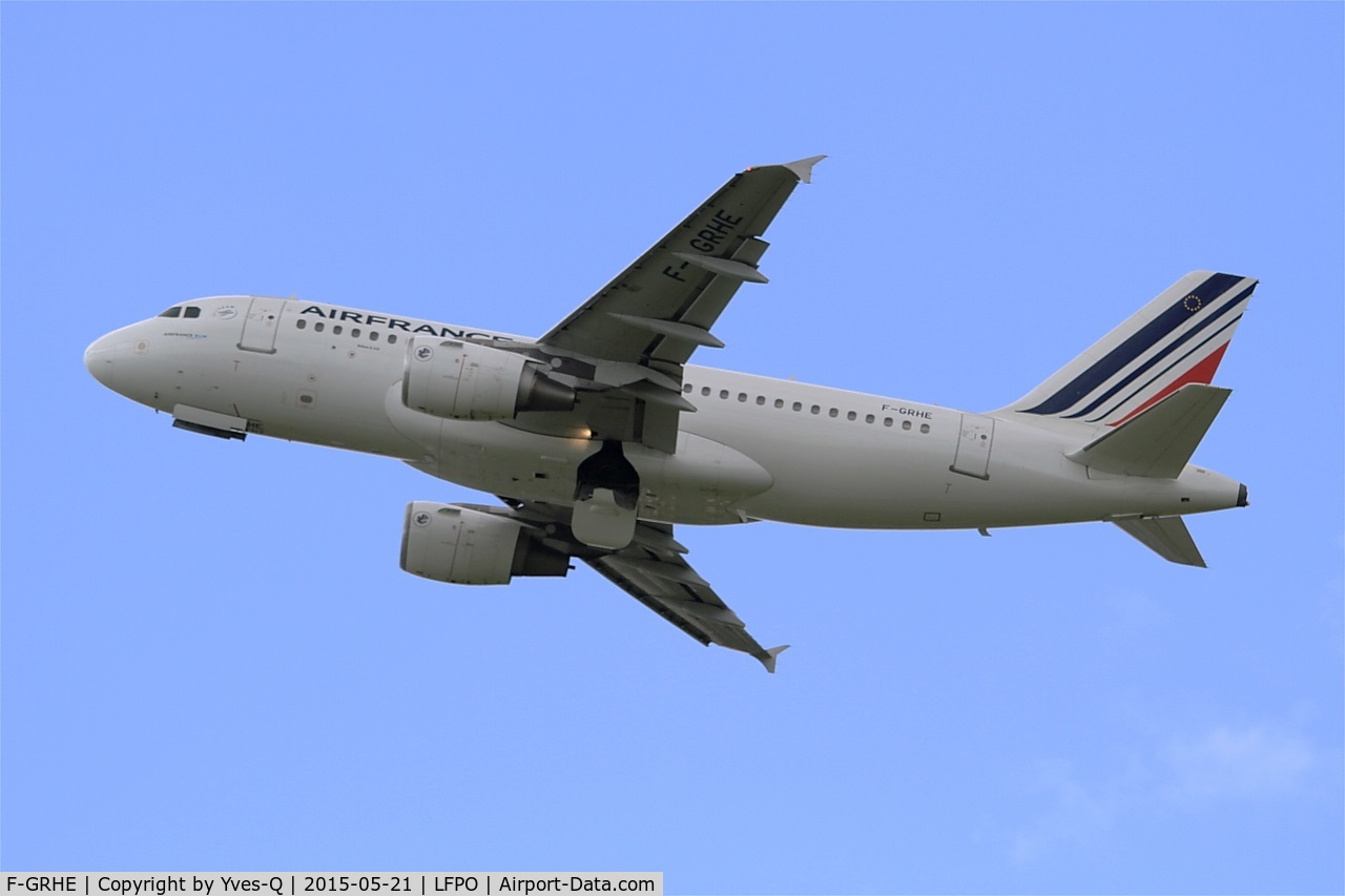 F-GRHE, 1999 Airbus A319-111 C/N 1020, Airbus A319-111, Take off rwy 24, Paris-Orly airport (LFPO-ORY)
