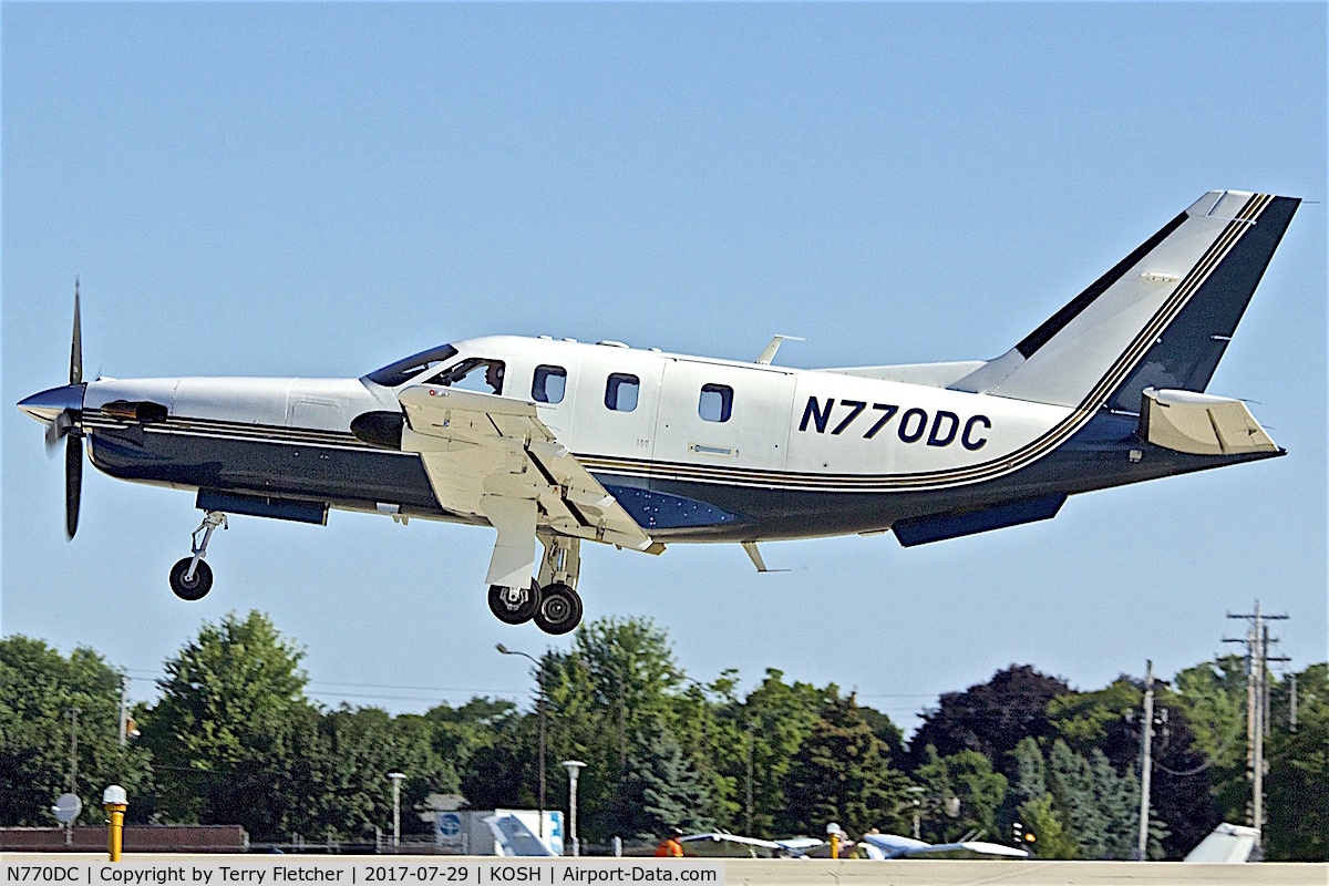 N770DC, 2000 Socata TBM-700 C/N 183, At 2017 EAA AirVenture at Oshkosh