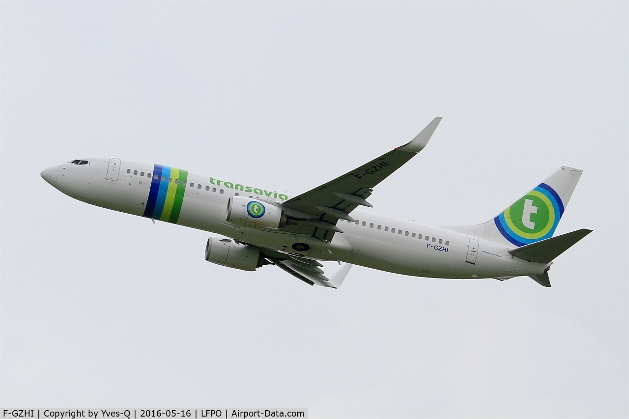 F-GZHI, 2013 Boeing 737-86J C/N 36120, Boeing 737-86J, Take off rwy 24, Paris-Orly airport (LFPO-ORY)