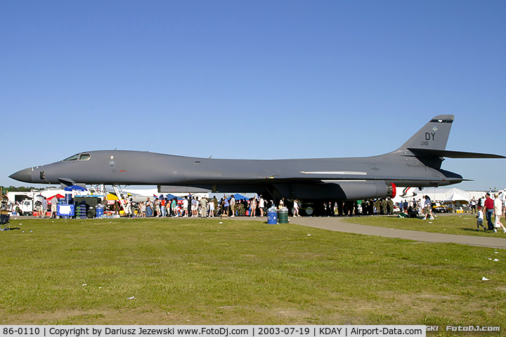 86-0110, 1986 Rockwell B-1B Lancer C/N 70, B-1B Lancer 86-0110 DY from 28th BS 7th BW Dyess AFB, TX