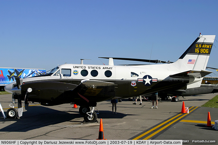 N906HF, 1971 Beech U-21G (A90-1) Ute C/N LM-140, Beech 65-A90-1 Queen Air (U-21G Ute)  C/N LM-140, N906HF