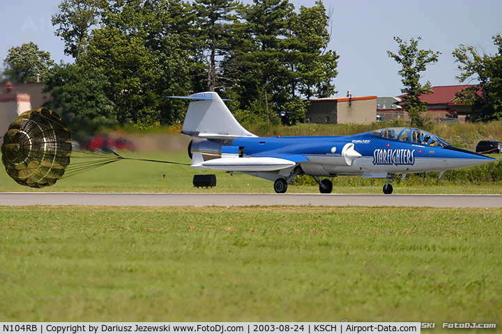 N104RB, 1962 Lockheed CF-104D Starfighter C/N 583A-5302, Lockheed CF-104D Starfighter C/N 104632, N104RB