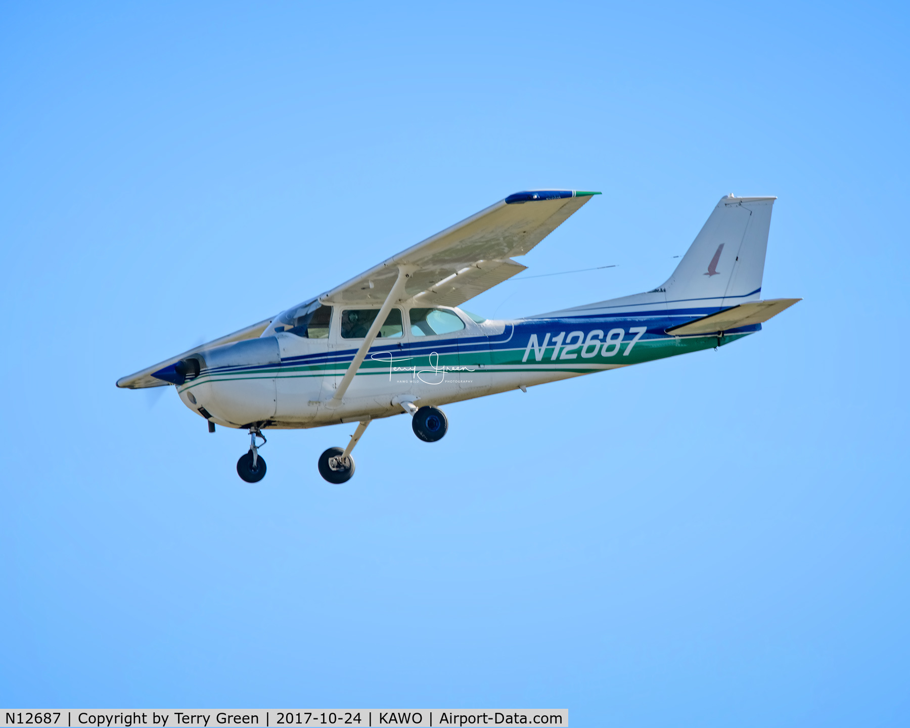 N12687, 1973 Cessna 172M C/N 17262177, KAWO