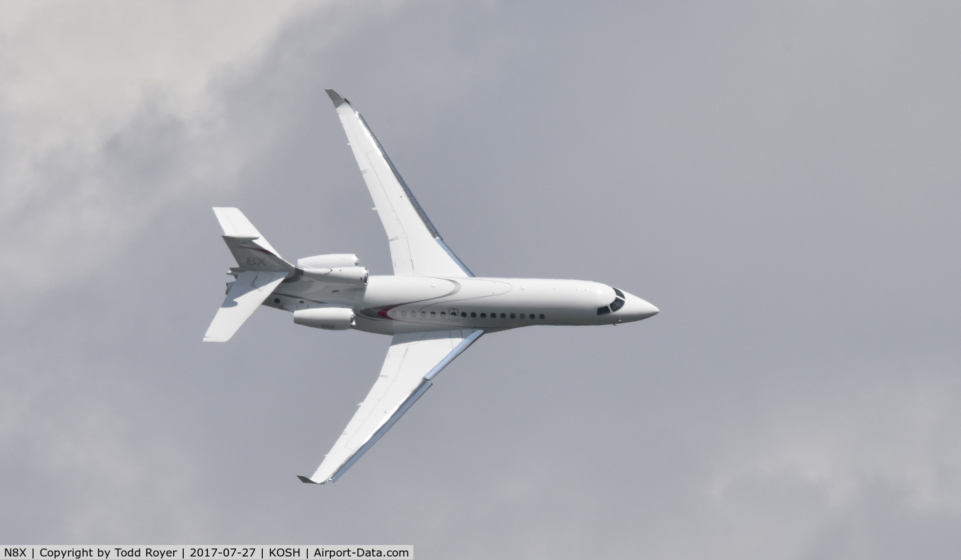 N8X, 2015 Dassault Falcon 8X C/N 403, Airventure 2017