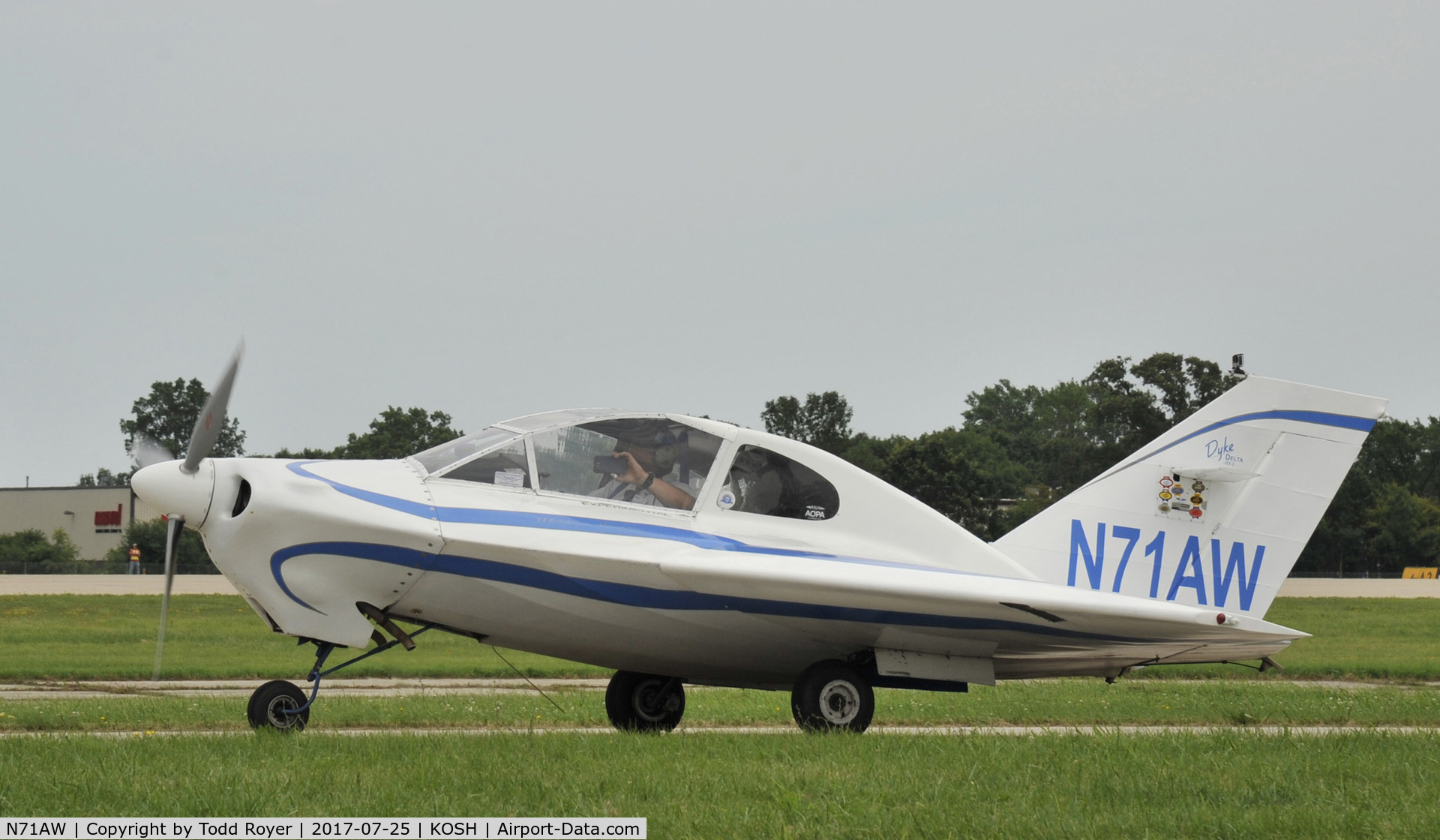 N71AW, 2010 Dyke JD-2 Delta C/N 1123, Airventure 2017