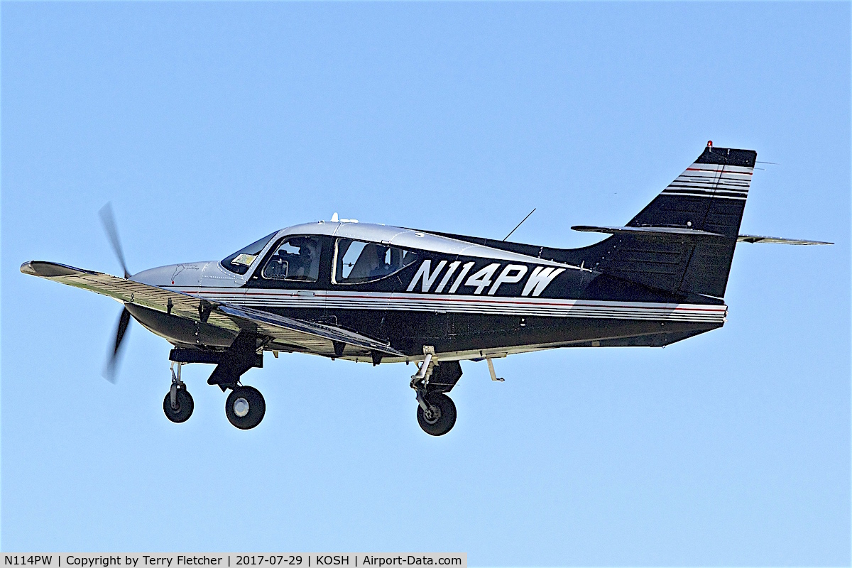 N114PW, 1992 Rockwell Commander 114B C/N 14542, at 2017 EAA AirVenture at Oshkosh