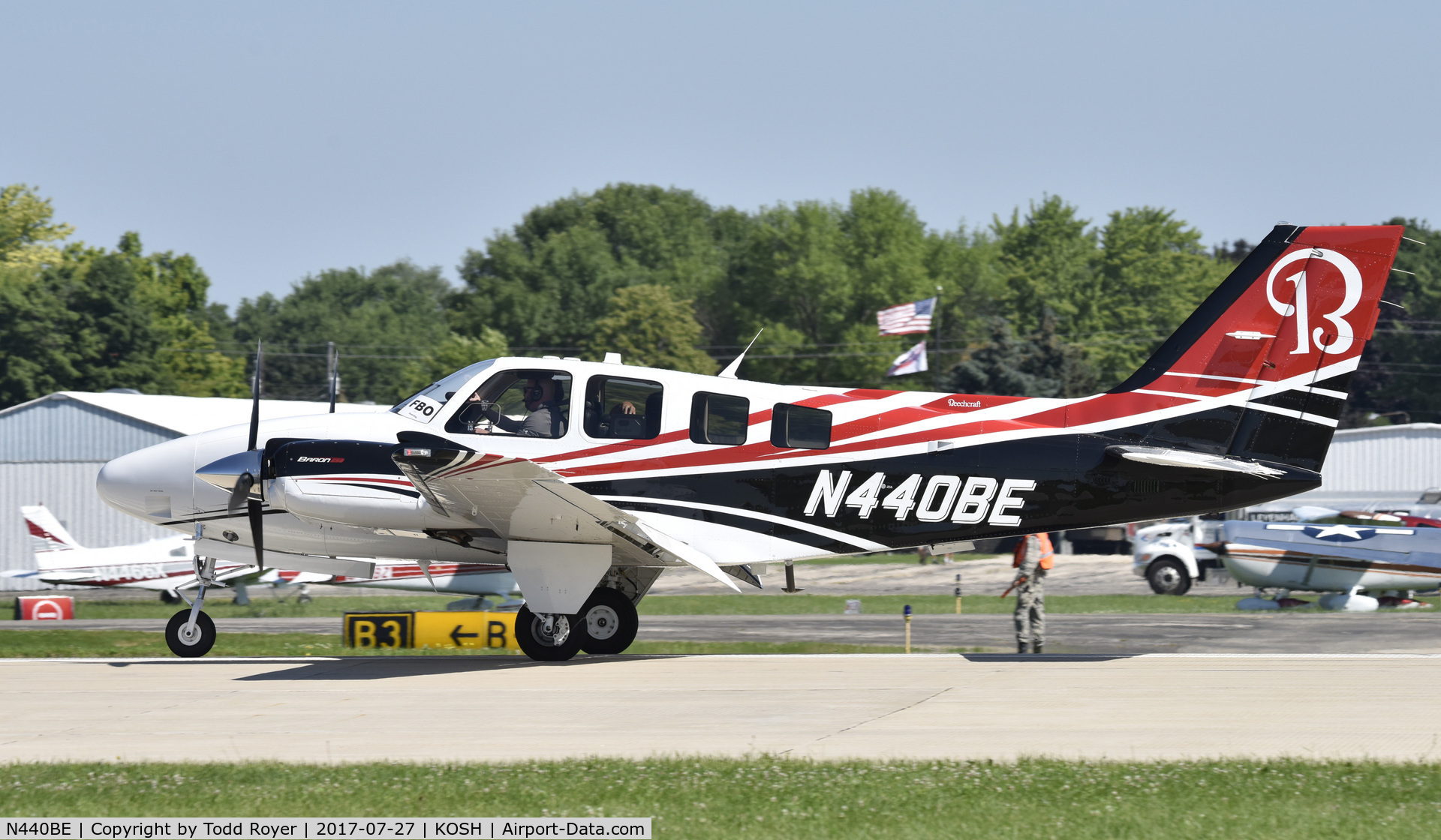 N440BE, 2015 Beechcraft G58 Baron C/N TH-2440, Airventure 2017