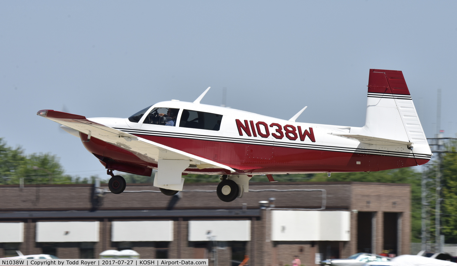 N1038W, 1981 Mooney M20J 201 C/N 24-1118, Airventure 2017