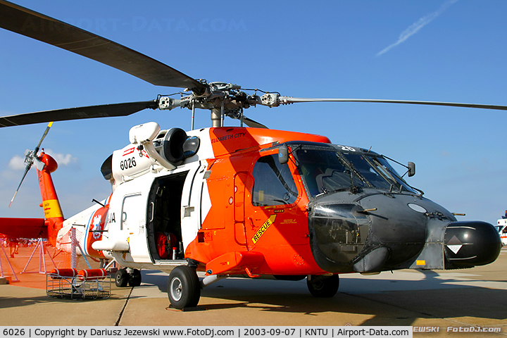6026, Sikorsky HH-60J Jayhawk C/N 70.1785, HH-60J Jayhawk 6026 from CGAS Elizabeth City, NC