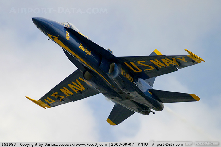161983, McDonnell Douglas F/A-18A Hornet C/N 0205/A165, F/A-18A Hornet 161983 C/N 0205 from Blue Angels Demo Team  NAS Pensacola, FL