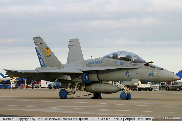 163457, 1988 McDonnell Douglas F/A-18D Hornet C/N 0672/D008, F/A-18D Hornet 163457 AD-400 from VFA-106 'Gladiators' NAS Oceana, VA