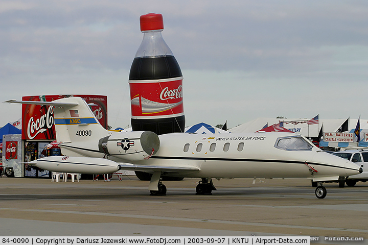 84-0090, 1982 Gates Learjet C-21A C/N 35A-536, C-21A Learjet 84-0090 from 311th ALF 458th AS Offutt AFB, NE