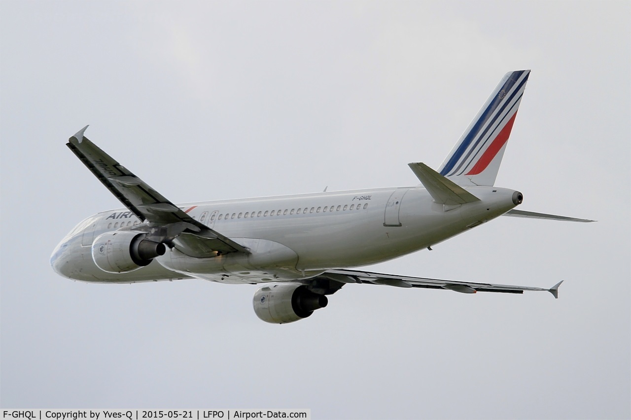 F-GHQL, 1991 Airbus A320-211 C/N 0239, Airbus A320-211, Take off rwy 24, Paris-Orly airport (LFPO-ORY)