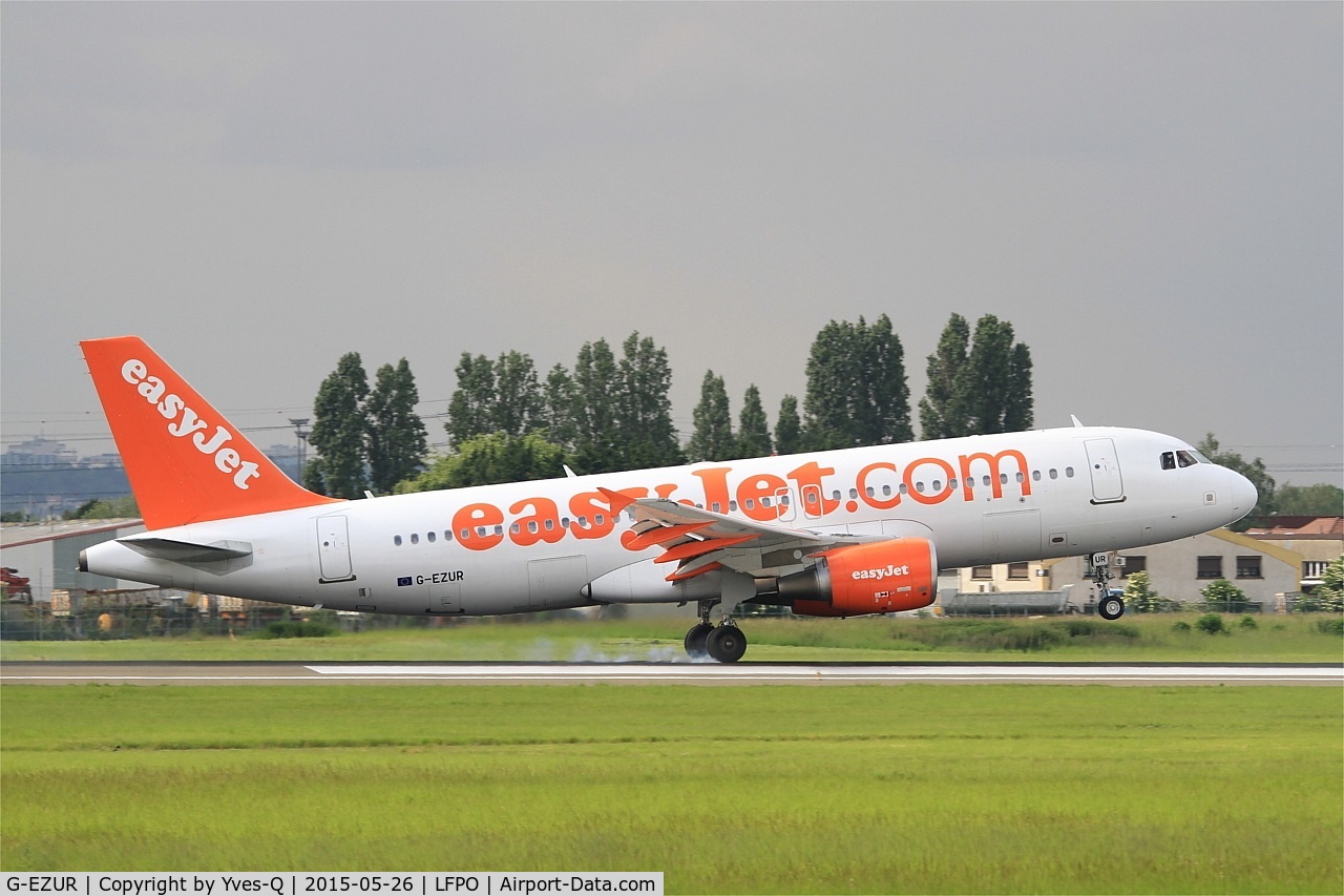 G-EZUR, 2012 Airbus A320-214 C/N 5064, Airbus A320-214, Landing Rwy 06, Paris-Orly Airport (LFPO-ORY)