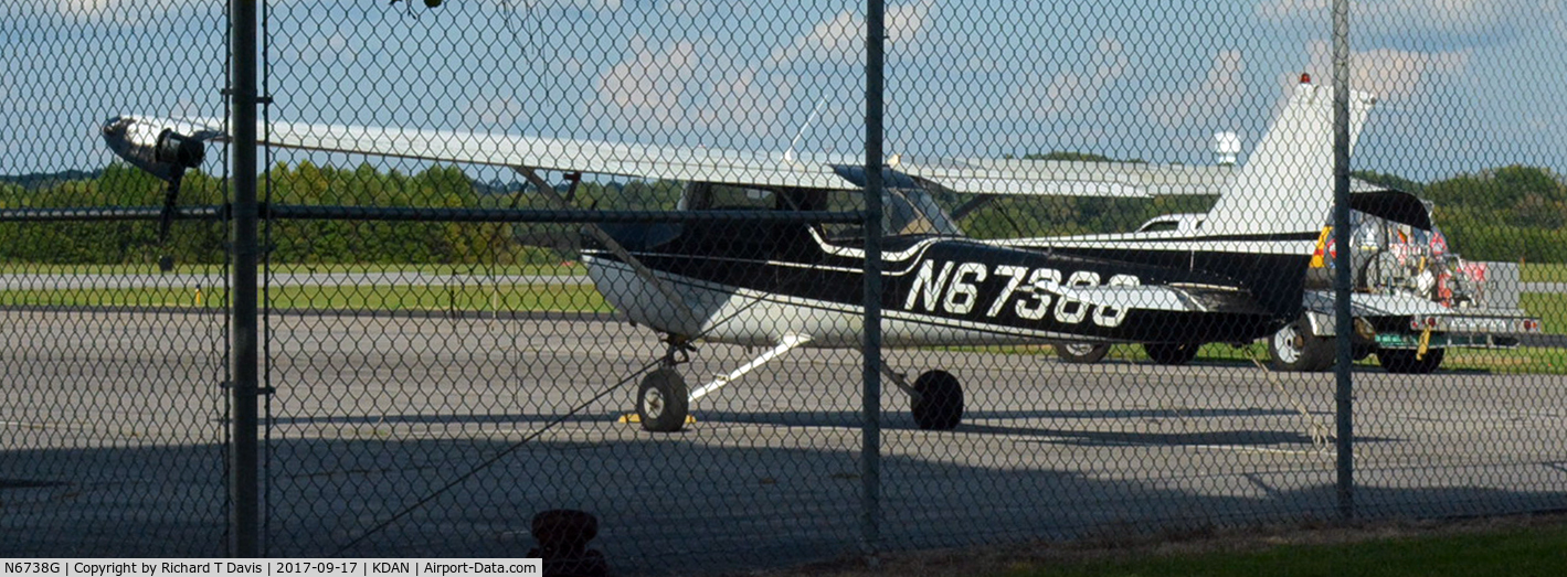 N6738G, 1970 Cessna 150L C/N 15072238, 1970 Cessna 150-L in Danville Va.