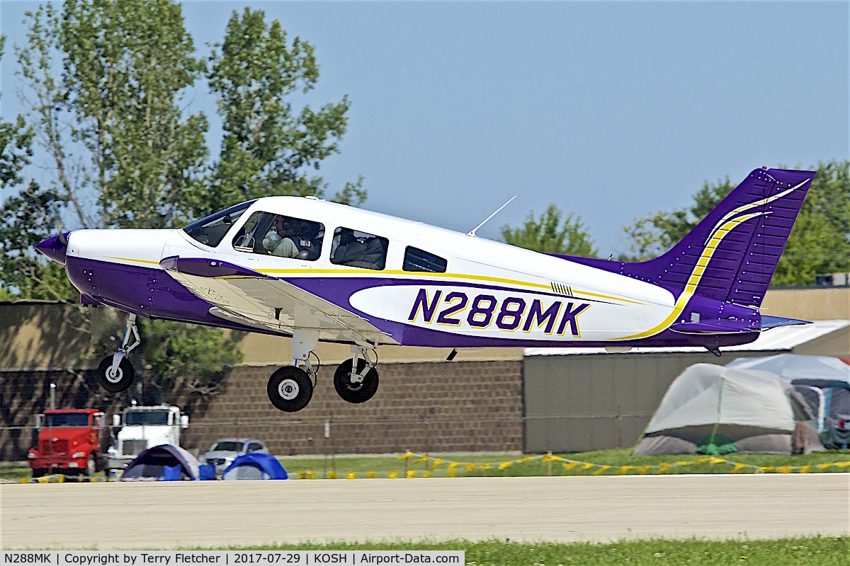 N288MK, 2006 Piper PA-28-161 C/N 2842277, at 2017 EAA AirVenture at Oshkosh