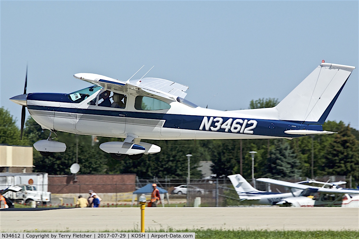 N34612, 1973 Cessna 177B Cardinal C/N 17701901, at 2017 EAA AirVenture at Oshkosh