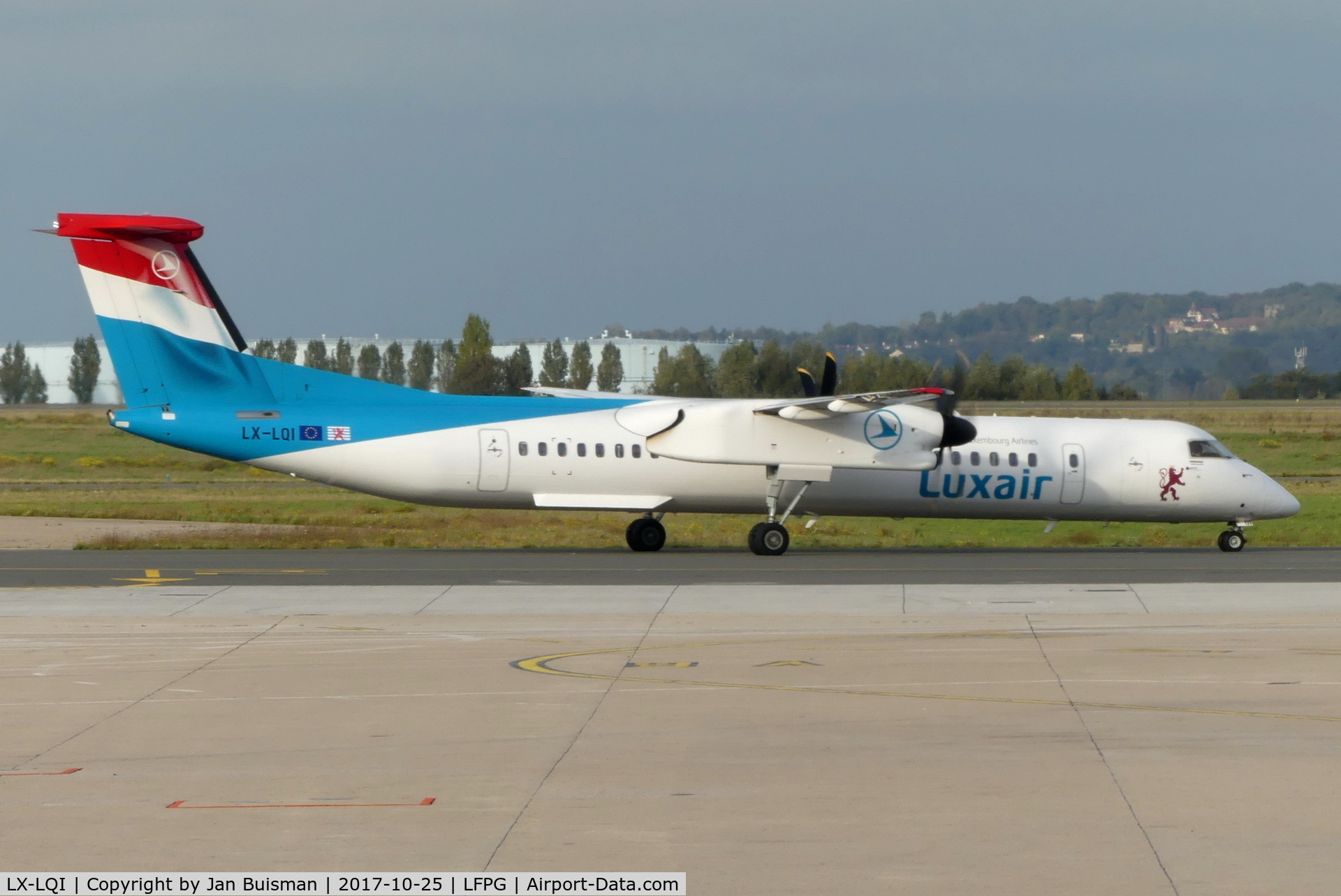 LX-LQI, 2016 Bombardier DHC-8-402Q Dash 8 Dash 8 C/N 4534, Luxair