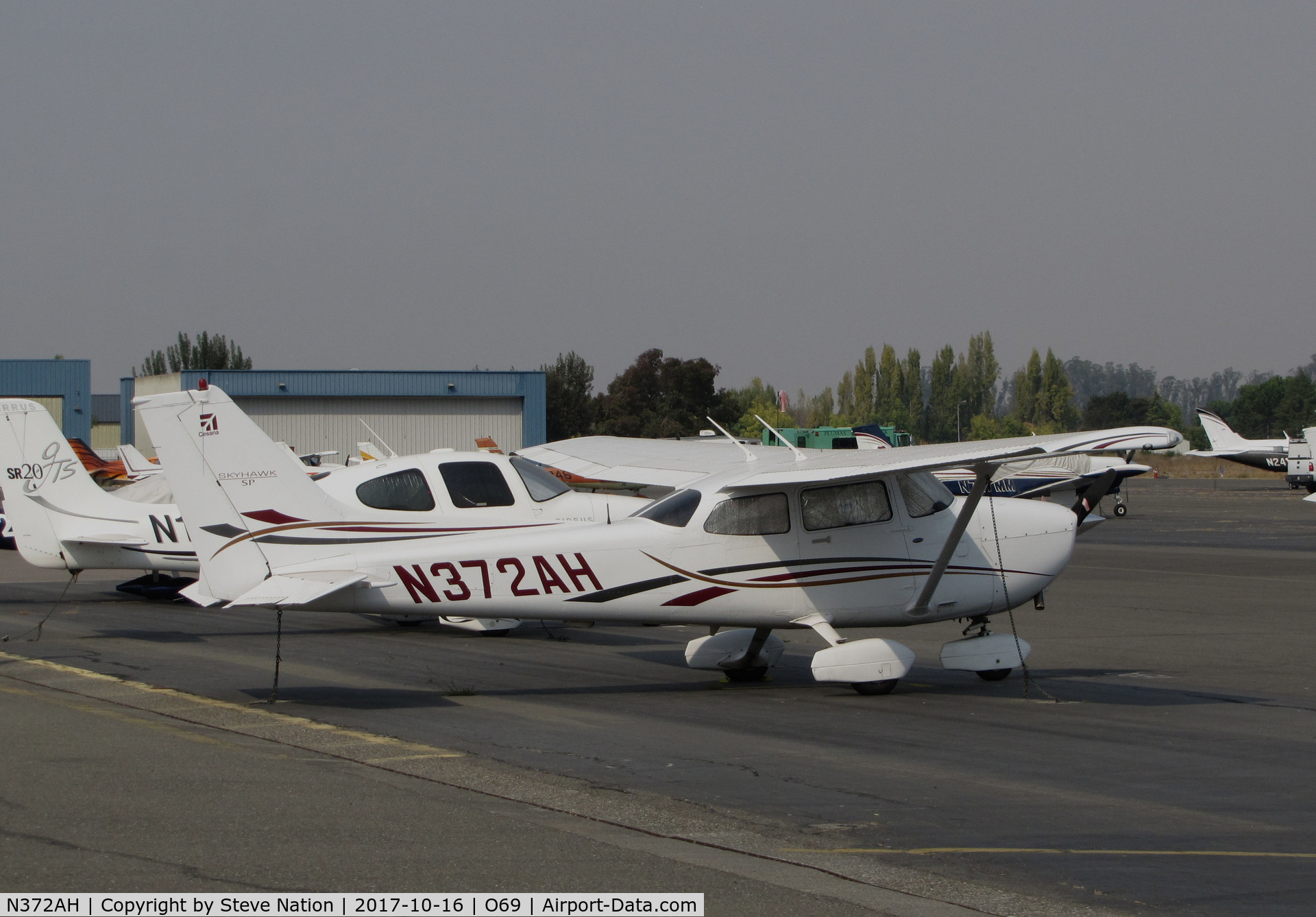 N372AH, 2006 Cessna 172S C/N 172S10156, 2006 Cessna 172S Skyhawk @ its temporary Petaluma Municipal Airport, CA home while Novato, CA home base runway is resurfaced