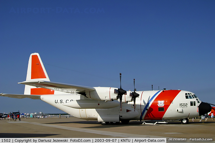 1502, 1973 Lockheed HC-130H Hercules C/N 382-4513, HC-130H Hercules 1502 from CGAS Elizabeth City, NC