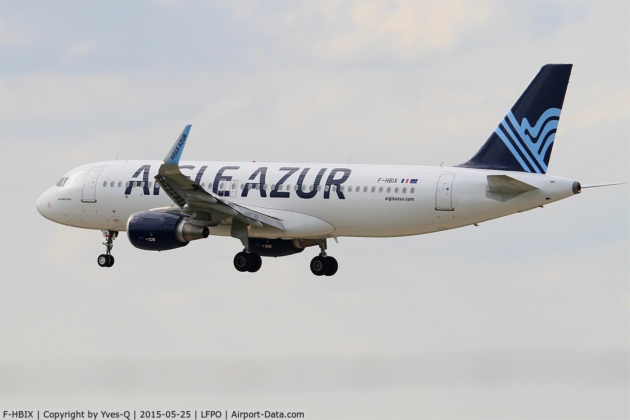 F-HBIX, 2014 Airbus A320-214 C/N 6012, Airbus A320-214, On final Rwy 26, Paris-Orly Airport (LFPO-ORY)