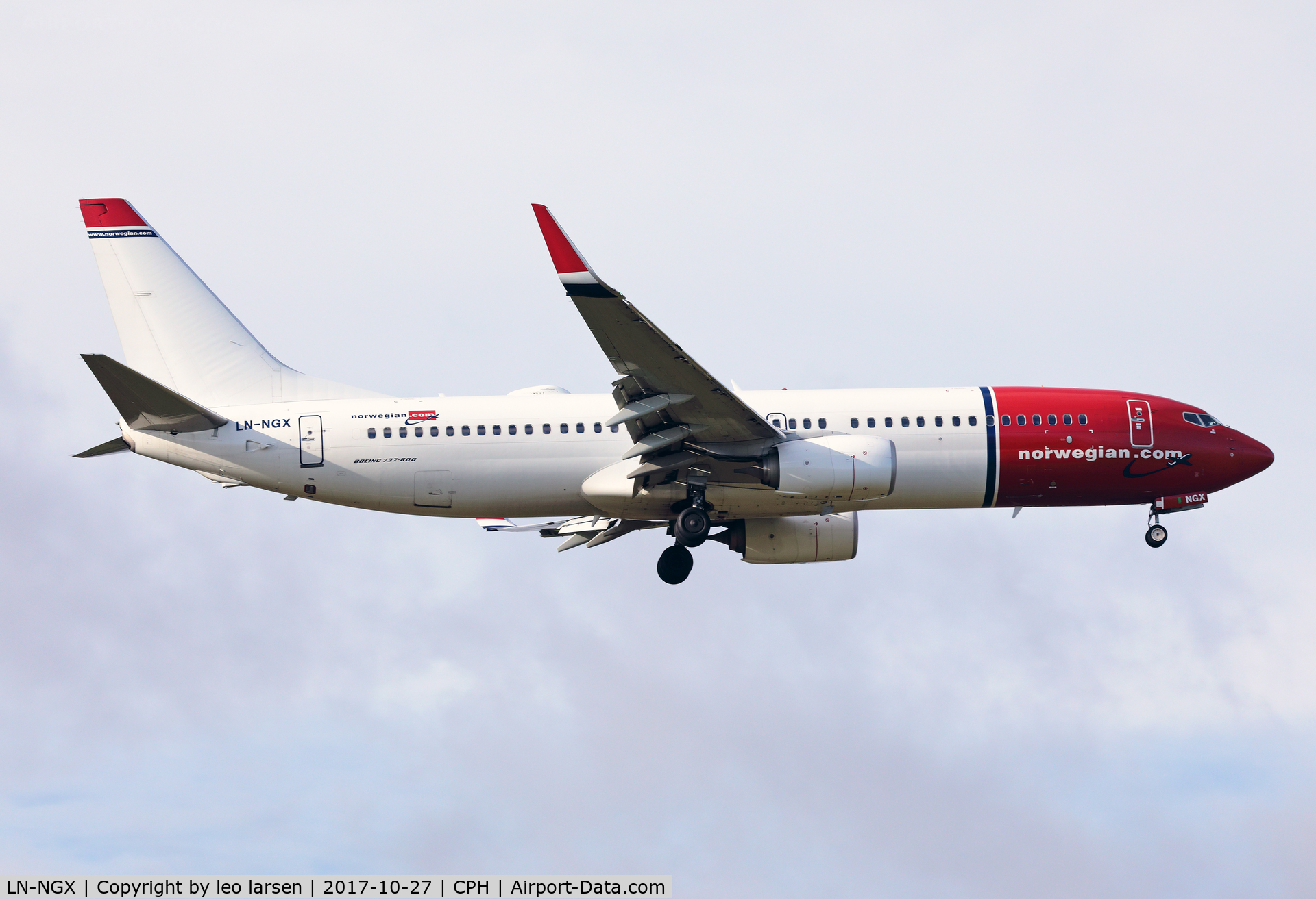 LN-NGX, 2014 Boeing 737-8JP C/N 39033, Copenhagen 27.10.2017