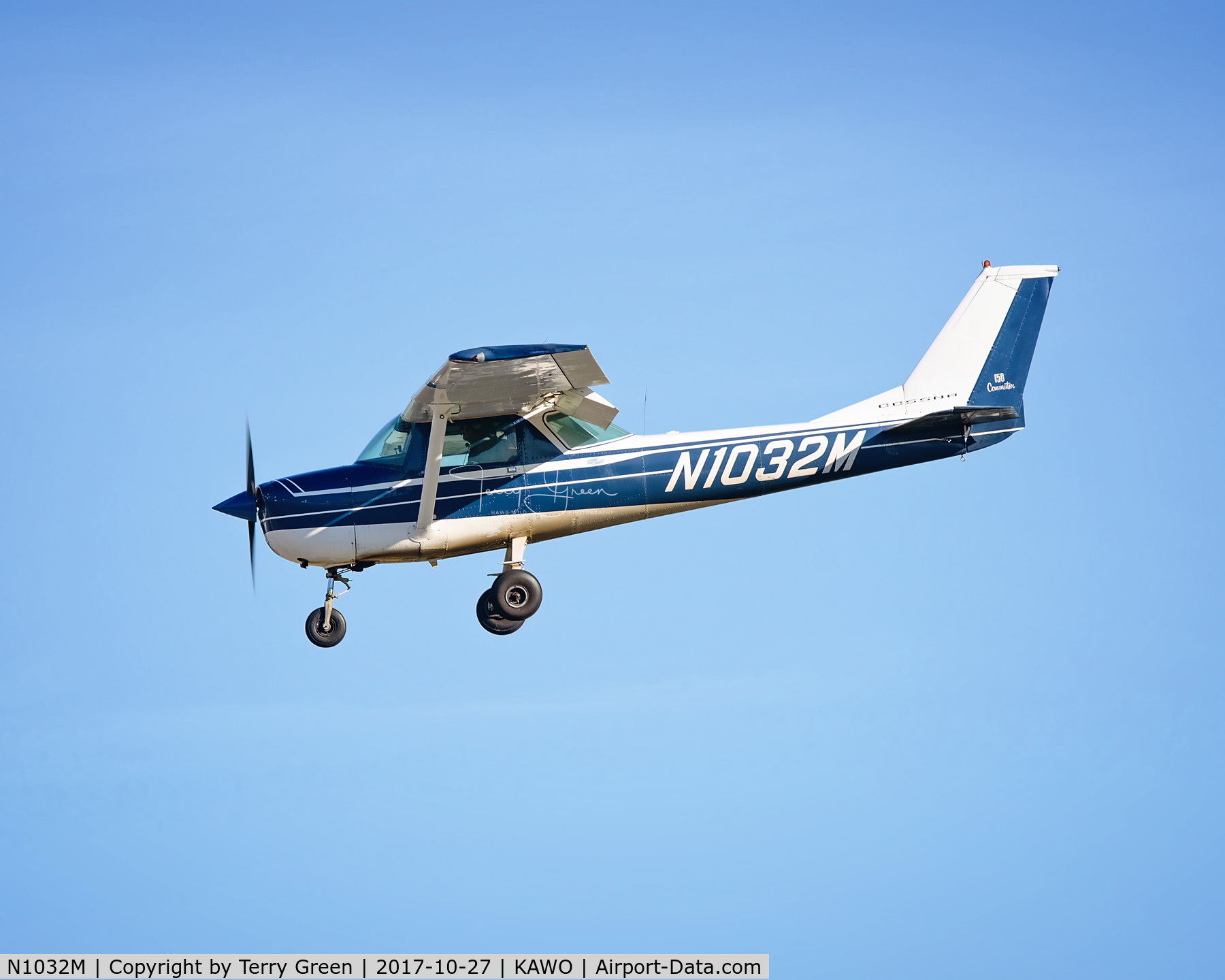 N1032M, 1970 Cessna 150K C/N 15071732, KAWO
