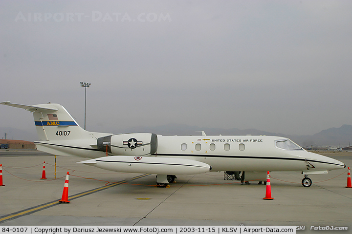 84-0107, 1984 Gates Learjet C-21A C/N 35A-553, C-21A Learjet 84-0107 from 84th ALF 375th AW Scott AFB, IL