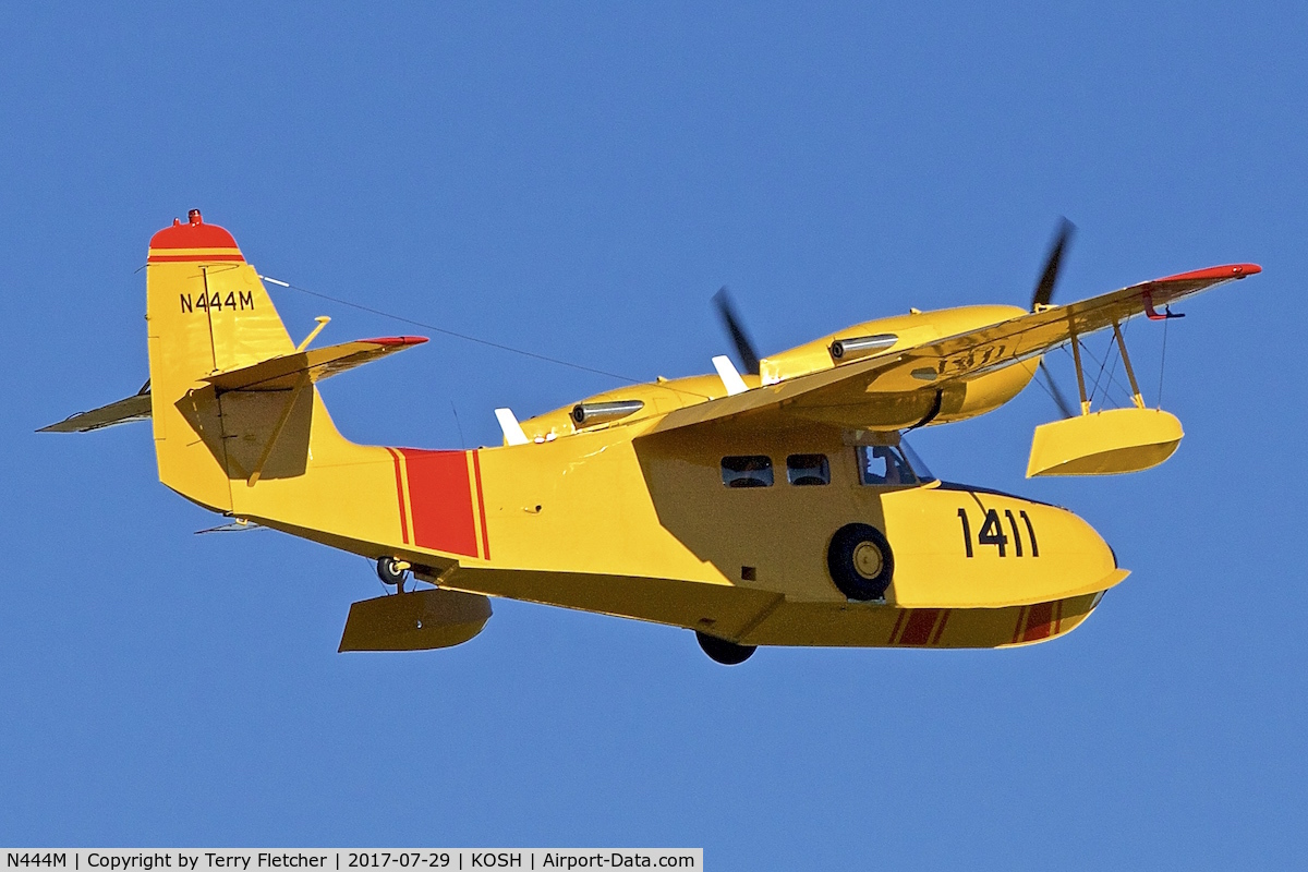 N444M, Grumman G-44A Widgeon C/N 1411, at 2017 EAA AirVenture at Oshkosh