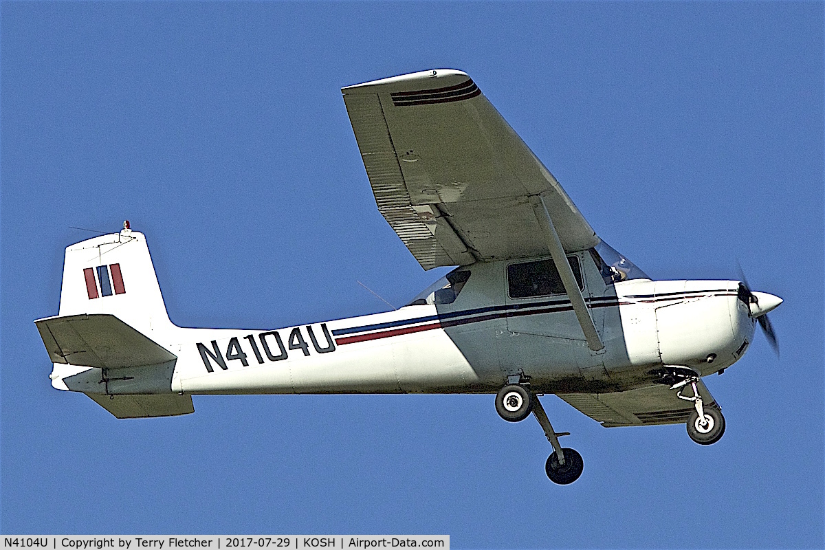 N4104U, 1963 Cessna 150D C/N 15060104, at 2017 EAA AirVenture at Oshkosh