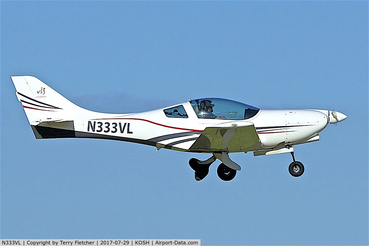 N333VL, JMB Aircraft VL-3 Evolution C/N VL-3-167, at 2017 EAA AirVenture at Oshkosh