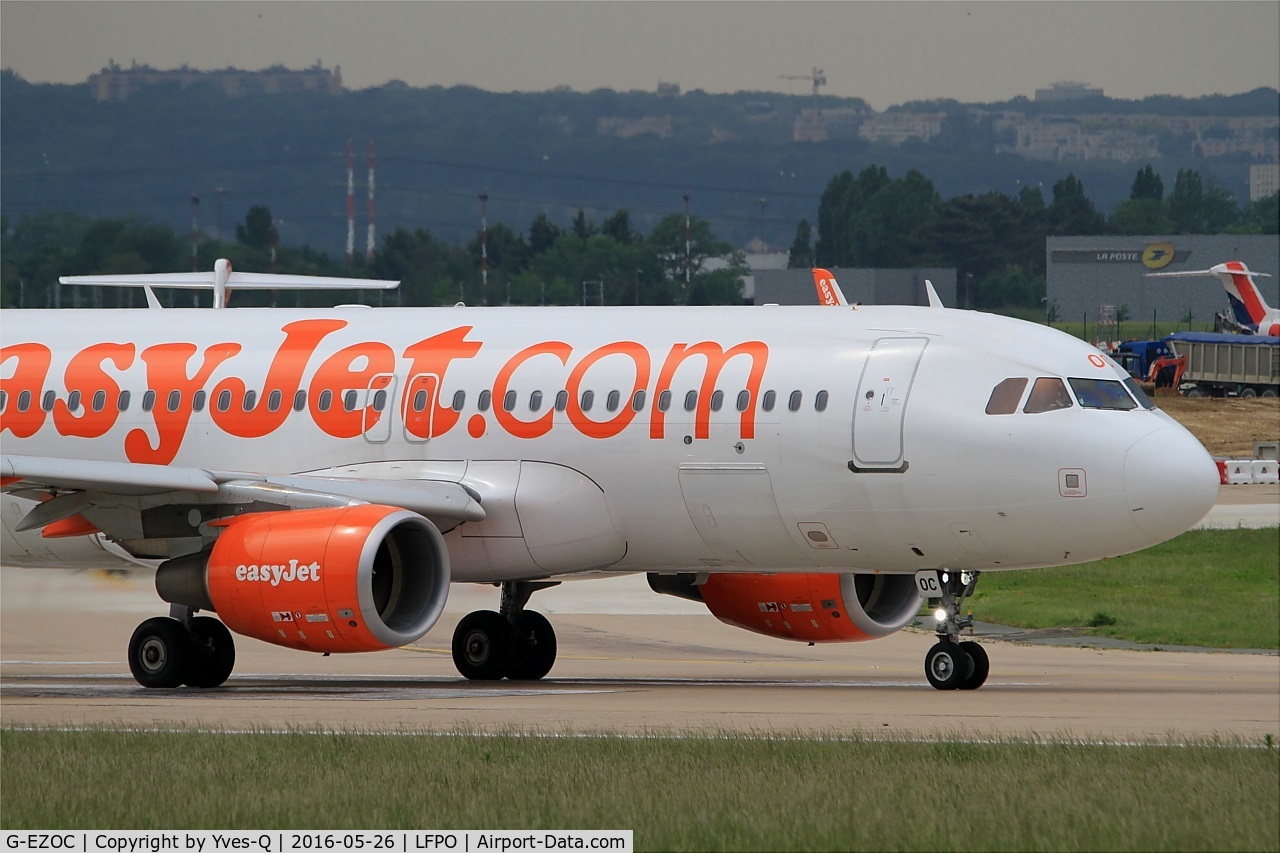 G-EZOC, 2015 Airbus A320-214 C/N 6485, Airbus A320-214 Ready to take off rwy 08, Paris-Orly Airport (LFPO-ORY)