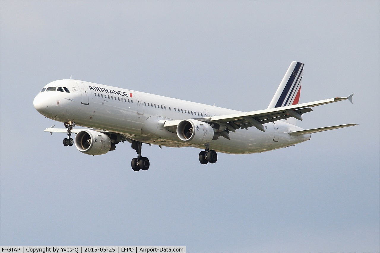 F-GTAP, 2008 Airbus A321-211 C/N 3372, Airbus A321-211, Short approach rwy 26, Paris-Orly Airport (LFPO-ORY)