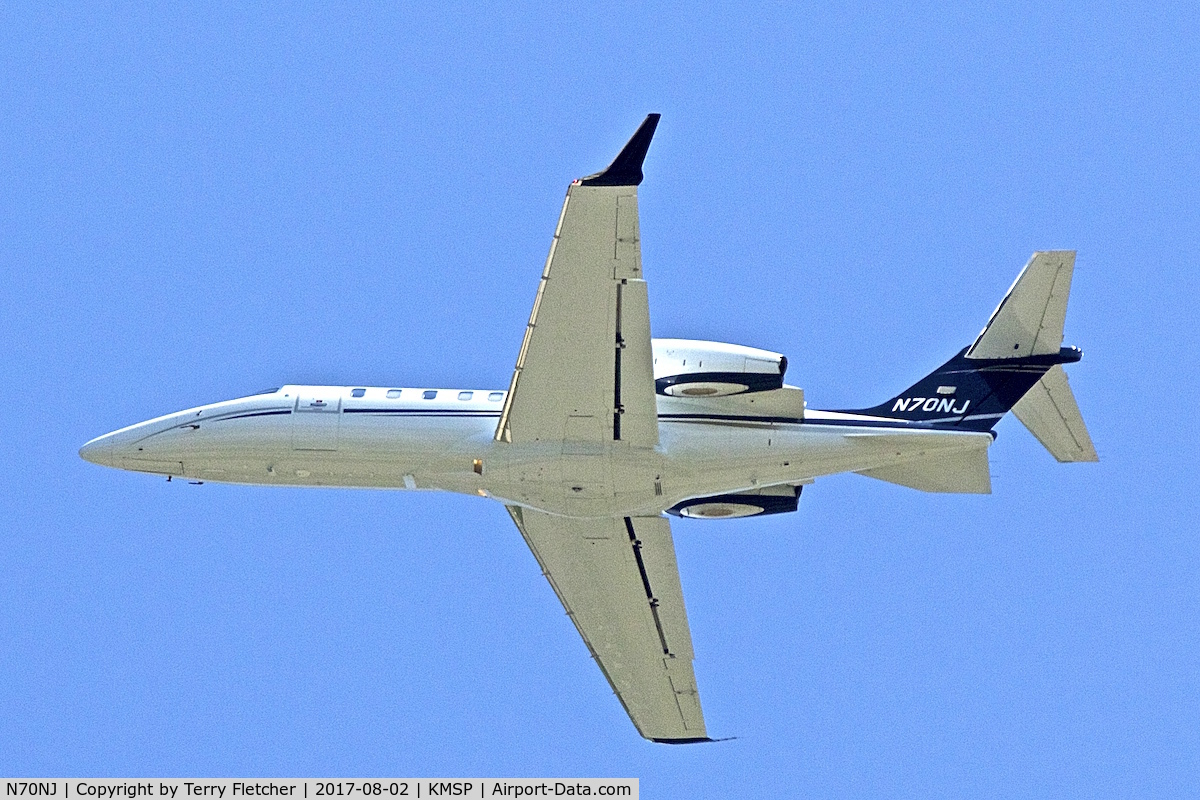 N70NJ, 2013 Learjet Inc 70 C/N 70-006, at Minneapolis- St,Paul International Airport