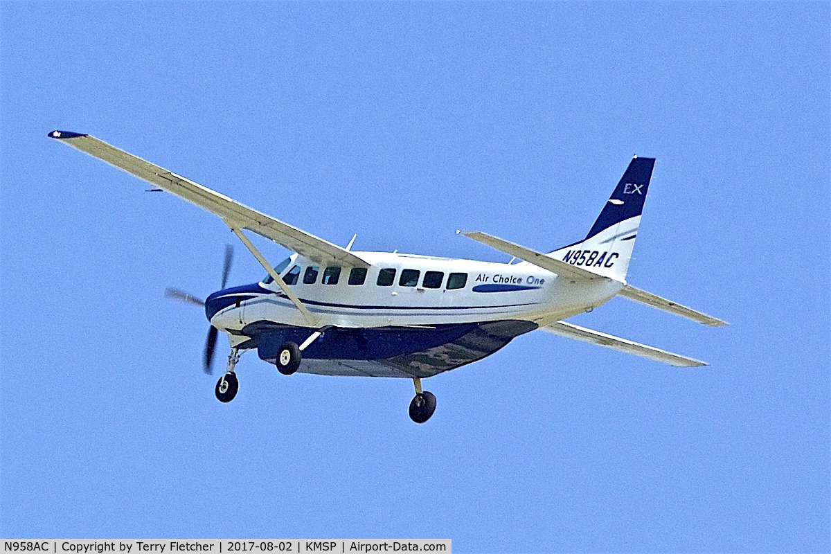 N958AC, 2017 Cessna 208B  Grand Caravan EX C/N 208B-5356, at Minneapolis- St,Paul International Airport