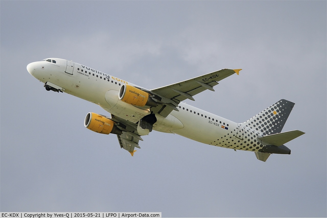 EC-KDX, 2007 Airbus A320-216 C/N 3151, Airbus A320-216, Take off rwy 24, Paris-Orly Airport (LFPO-ORY)