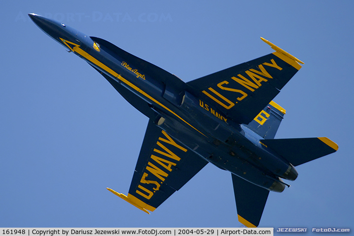 161948, McDonnell Douglas F/A-18A Hornet C/N 0157, F/A-18A Hornet 161948 C/N 0157 from Blue Angels Demo Team  NAS Pensacola, FL