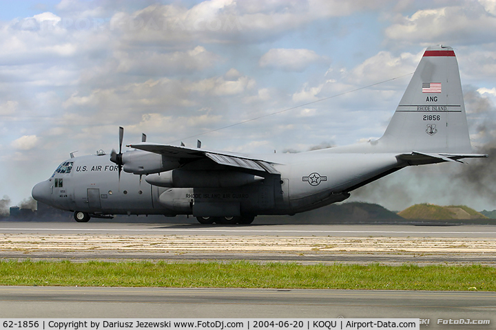 62-1856, 1962 Lockheed C-130E Hercules C/N 382-3820, C-130E Hercules 62-1856  from 143rd AS 143rd AS Quonset Point ANGS, RI
