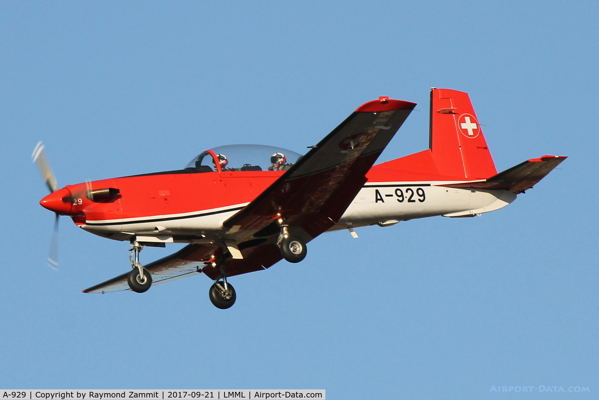 A-929, 1983 Pilatus PC-7 Turbo Trainer C/N 337, Pilatus PC-7 A-929 Swiss Air Force