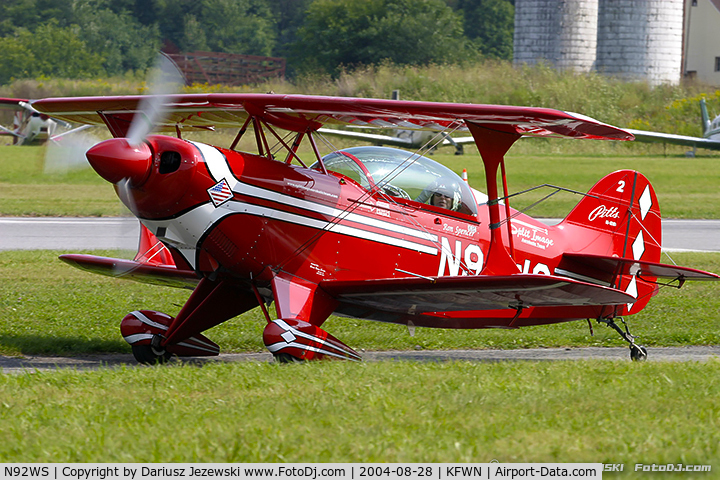 N92WS, 1992 Aviat Pitts S-2B Special C/N 5236, Aviat Pitts S-2B Special  C/N 5236, N92WS