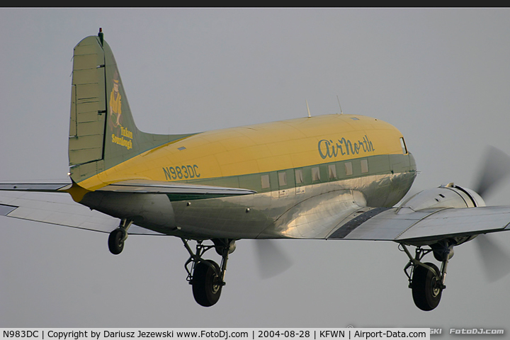 N983DC, 1942 Douglas DC3C-S1C3G (C-47A) C/N 12267, Douglas DC-3C-S1C3G 