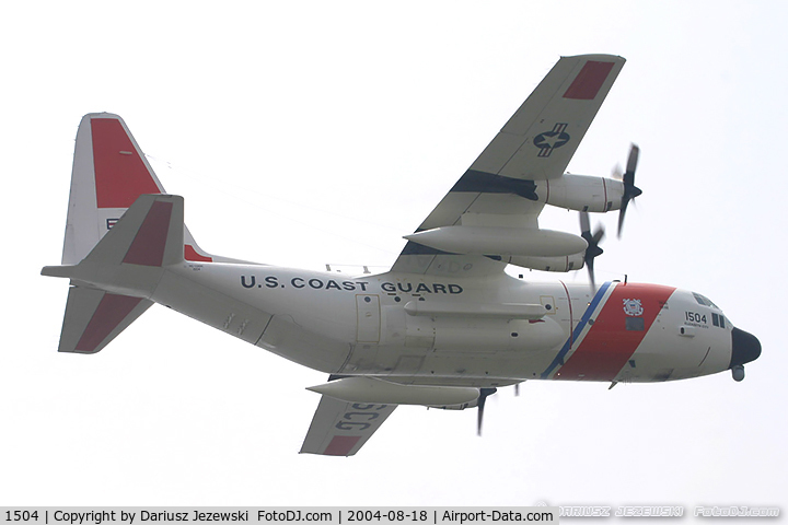 1504, 1973 Lockheed HC-130H Hercules C/N 382-4529, HC-130H Hercules 1504  from   CGAS Elizabeth City, NC